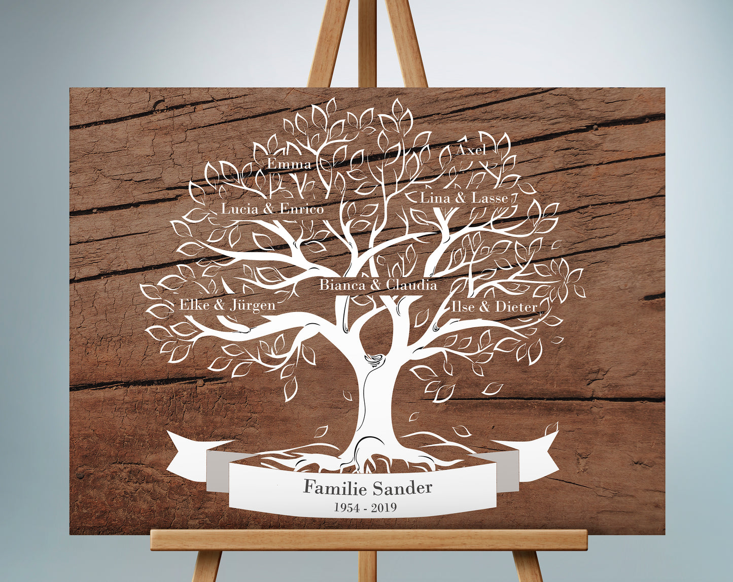 Stammbaum Familienstammbaum Leinwandbild