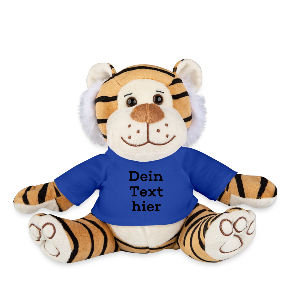 Personalisiertes Kuscheltier Plüschtiger Stofftier - Königsblau