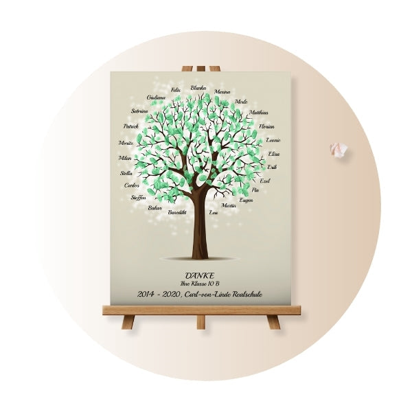 Klassenbaum Abschiedsbaum – Geschenk für Lehrer, Kindergarten oder Schulabschluss