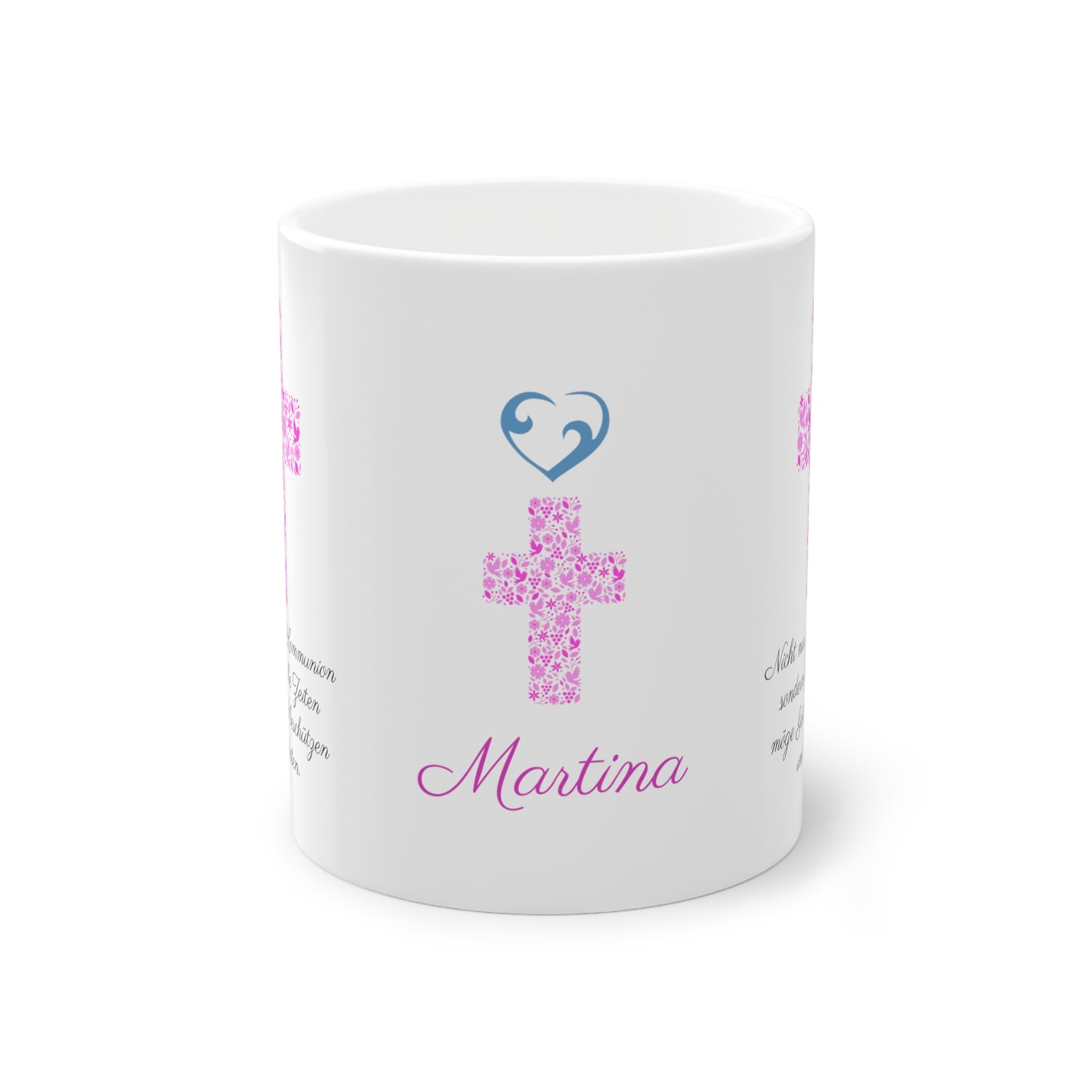 Tasse mit Name Kommunionsgeschenk für Mädchen Junge