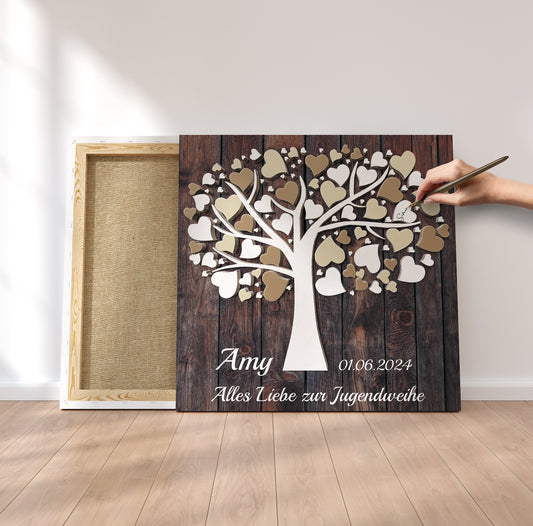 Jugendweihe Geschenk Gästebuch für Mädchen Junge