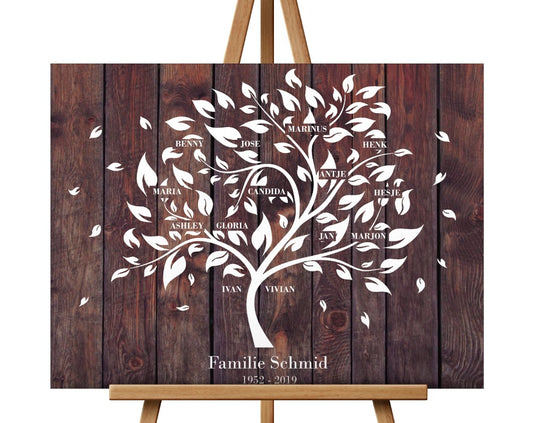 Stammbaum Familienstammbaum Goldene Hochzeit