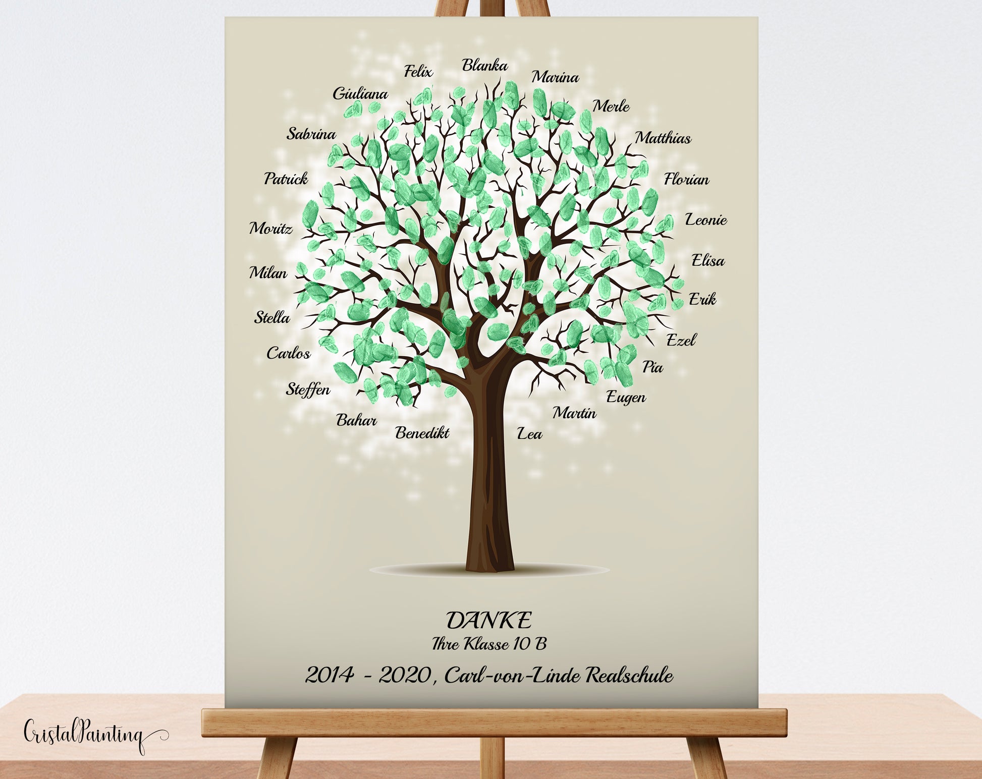 Klassenbaum Abschiedsbaum – Geschenk für Lehrer, Kindergarten oder Schulabschluss