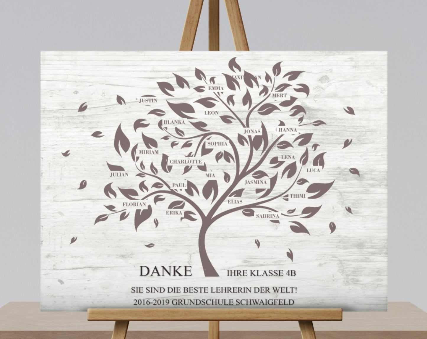 Klassenbaum Lehrer Erzieher Geschenk Klassen Liste