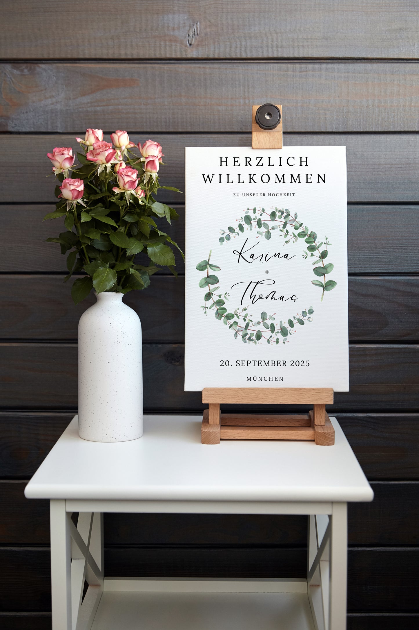 Eukalyptus nr.3 Hochzeitsschild Hochzeit Poster Hochzeitsgeschenk