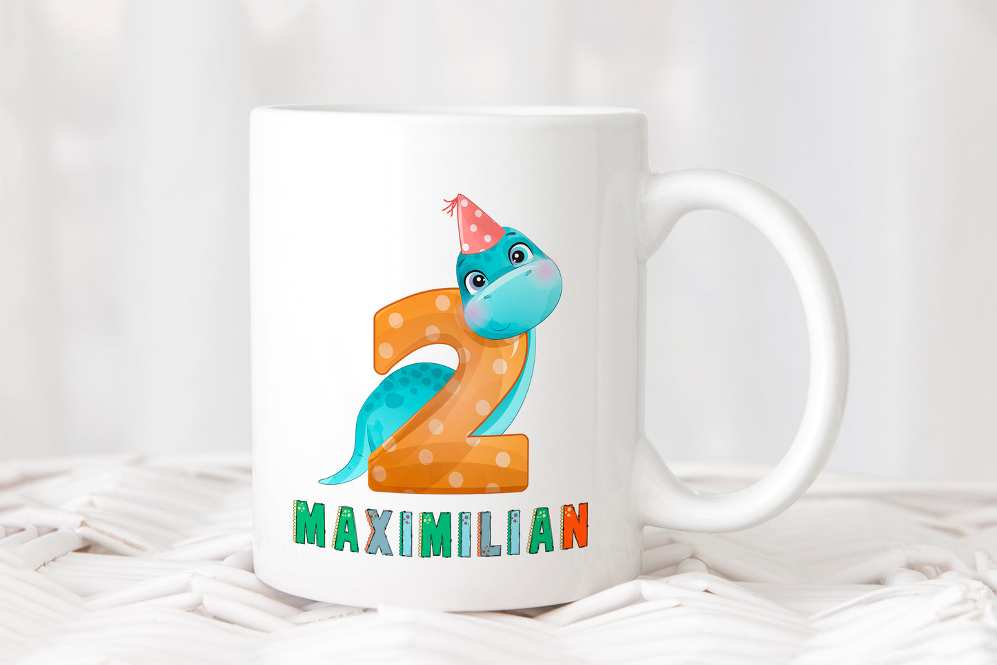 Dino Geburtstag Tasse Geschenk personalisiertes Geburtstagsgeschenk