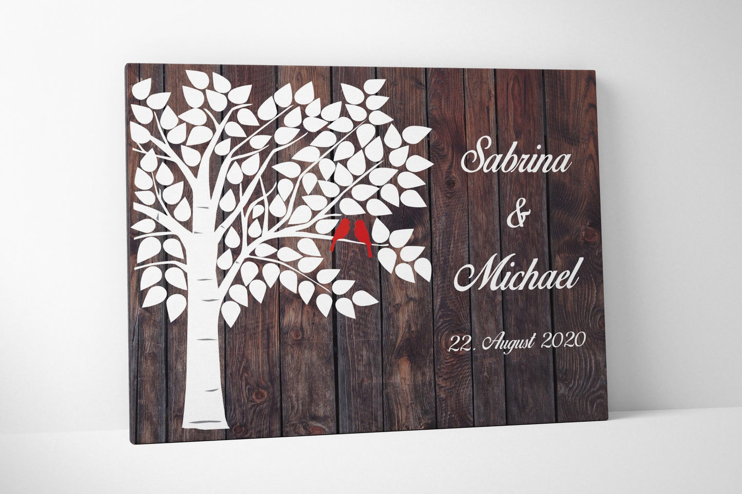 Hochzeitsgeschenk Wedding Tree, Hochzeitsbaum Digitaldruckdatei zum Selbstausdrucken