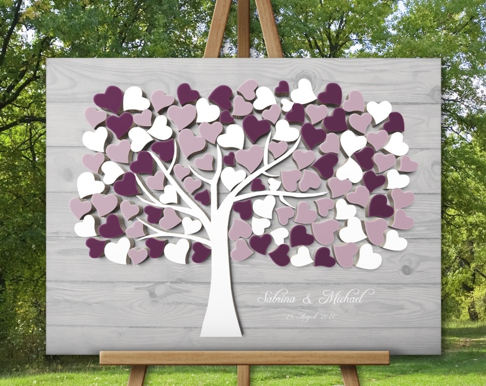 Beere Hochzeitsgästebuch & alternative Gästebücher zur Hochzeit