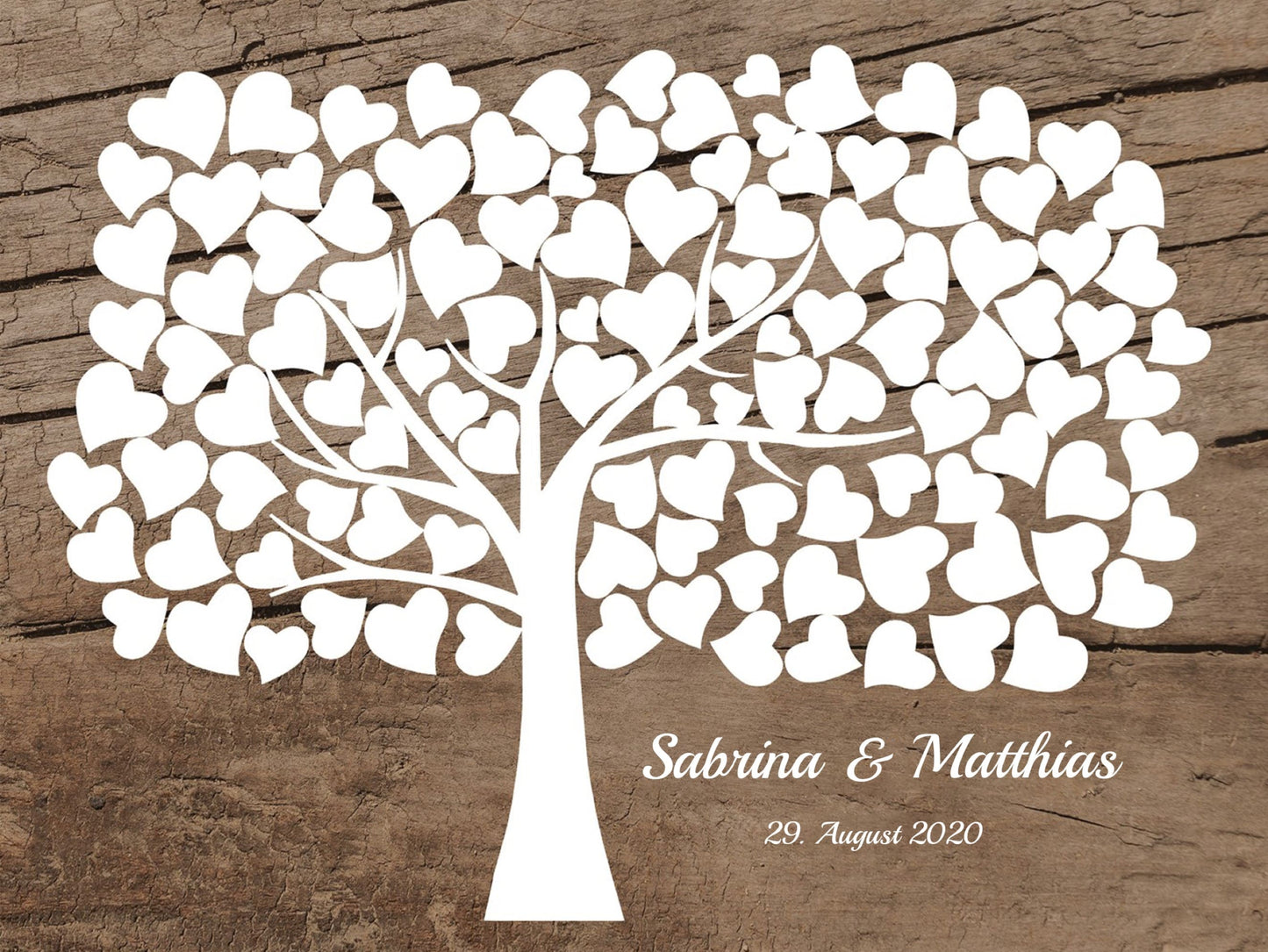 Hochzeitsgästebuch Gästebaum Hochzeitsbaum