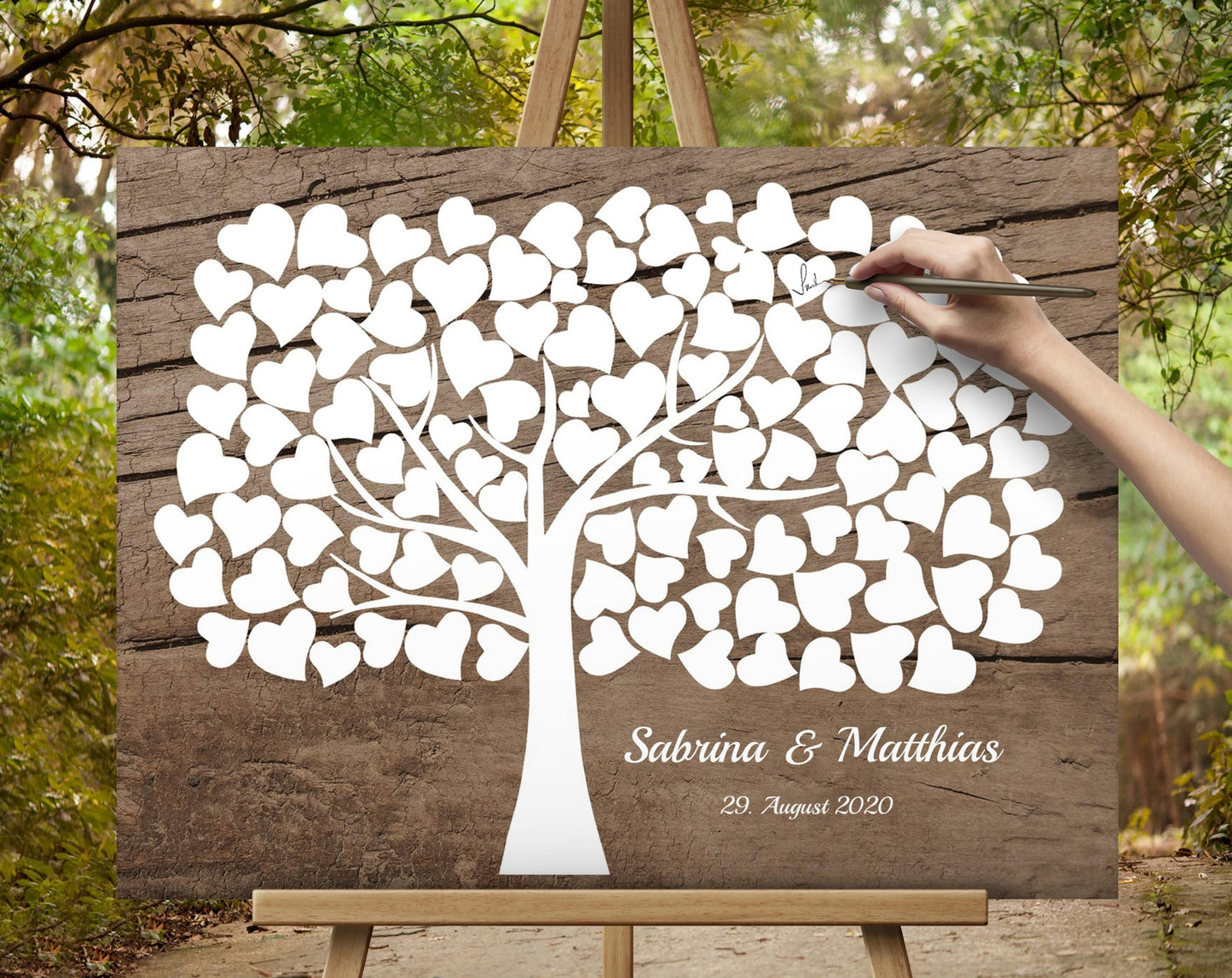 Hochzeitsgästebuch Gästebaum Hochzeitsbaum