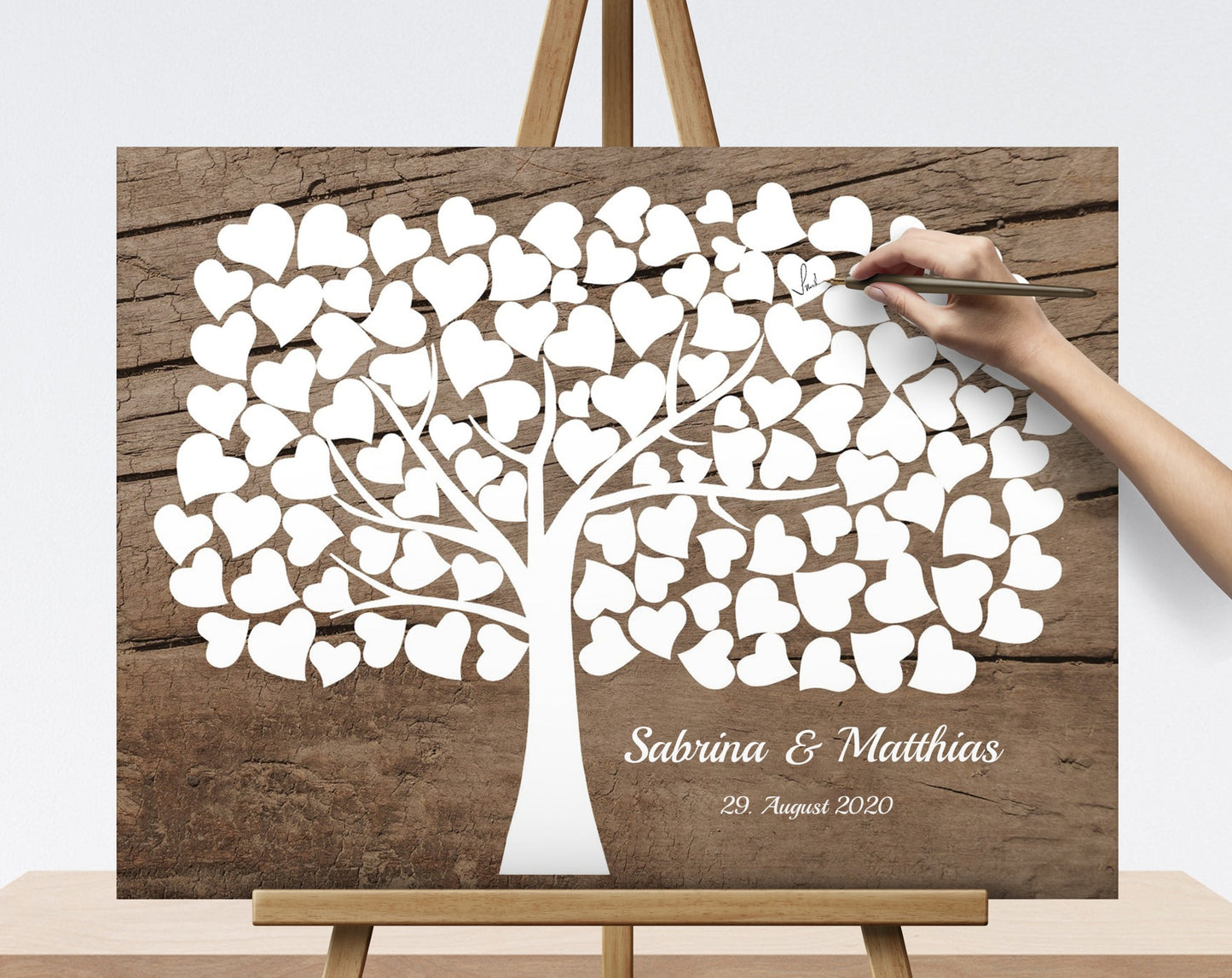 Hochzeitsgästebuch Gästebaum Hochzeitsbaum