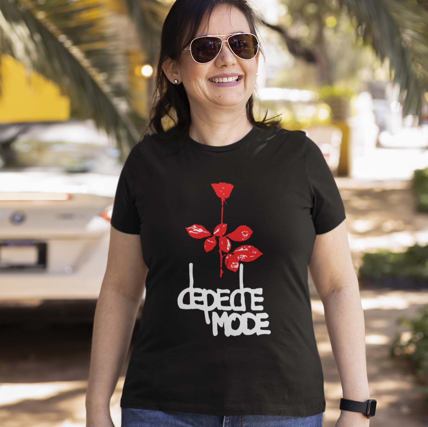 Depeche Mode Violator Rose Unisex T-Shirt Konzert Shirt
