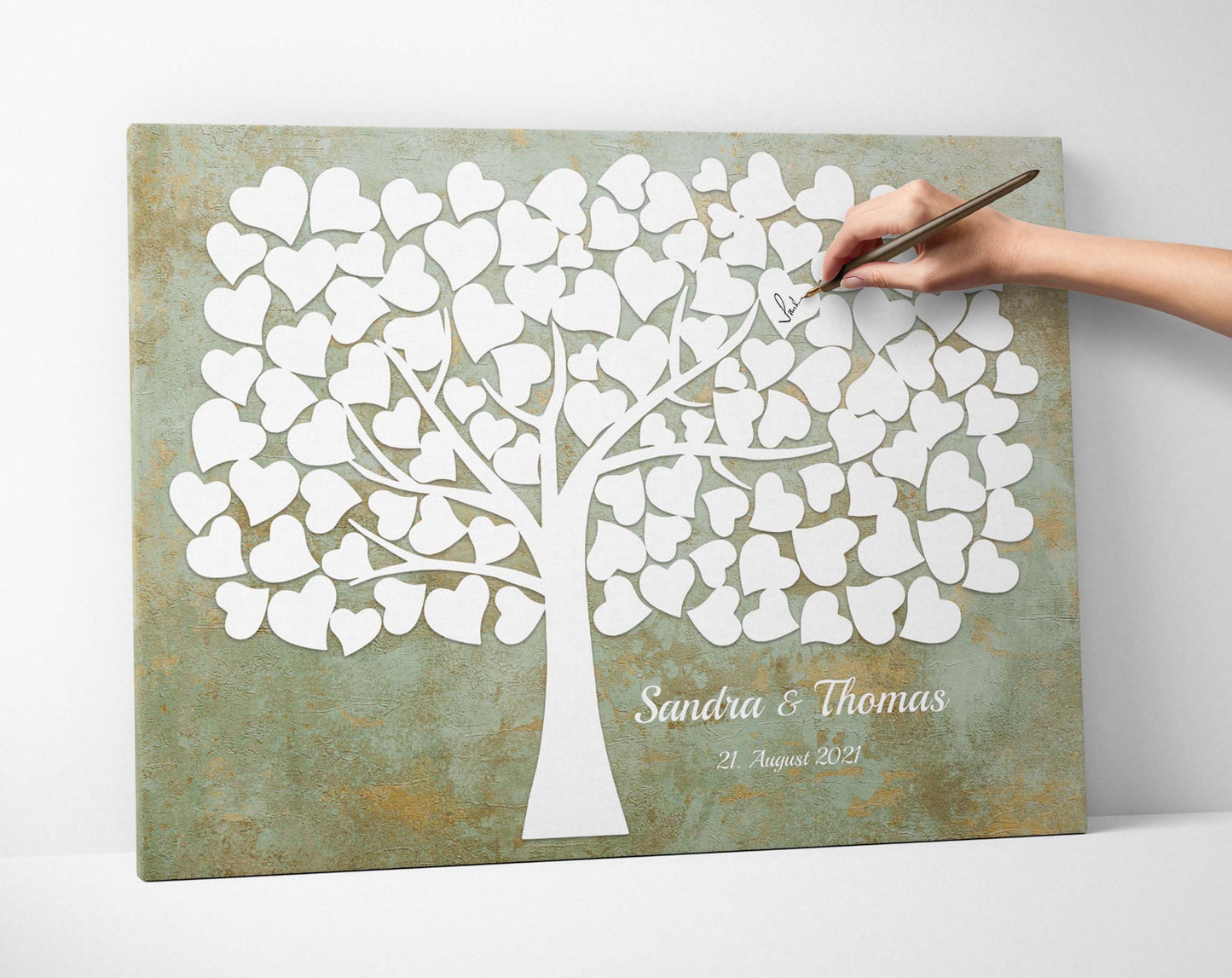 Gästebuch Hochzeit, Hochzeitsgästebuch Vintage Boho