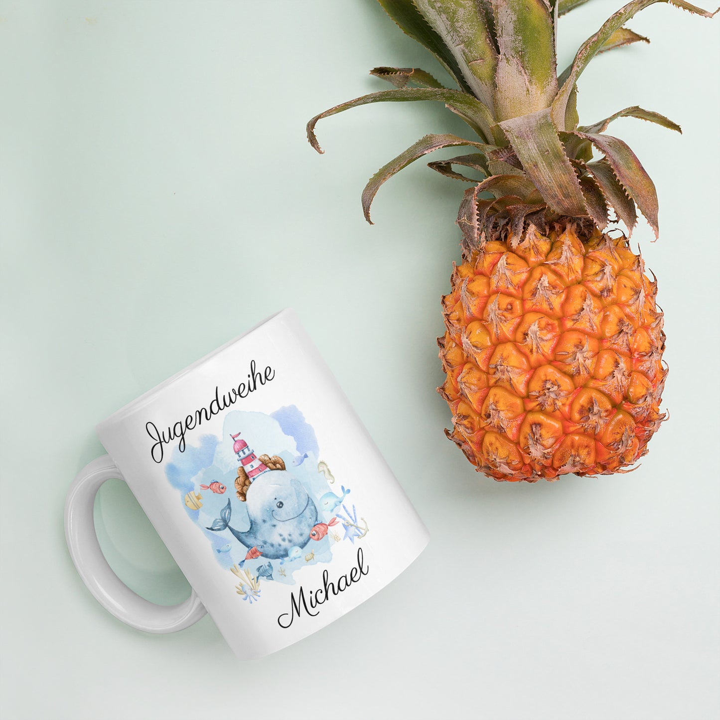 Jugensweihe Geschenk personalisierte Tasse